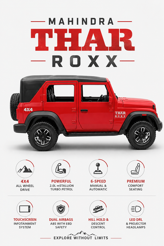 Thar ROXX Diecast RC ( Red )