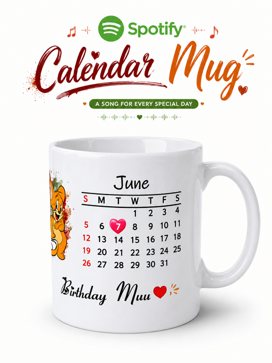 Spotify Calendar Mug