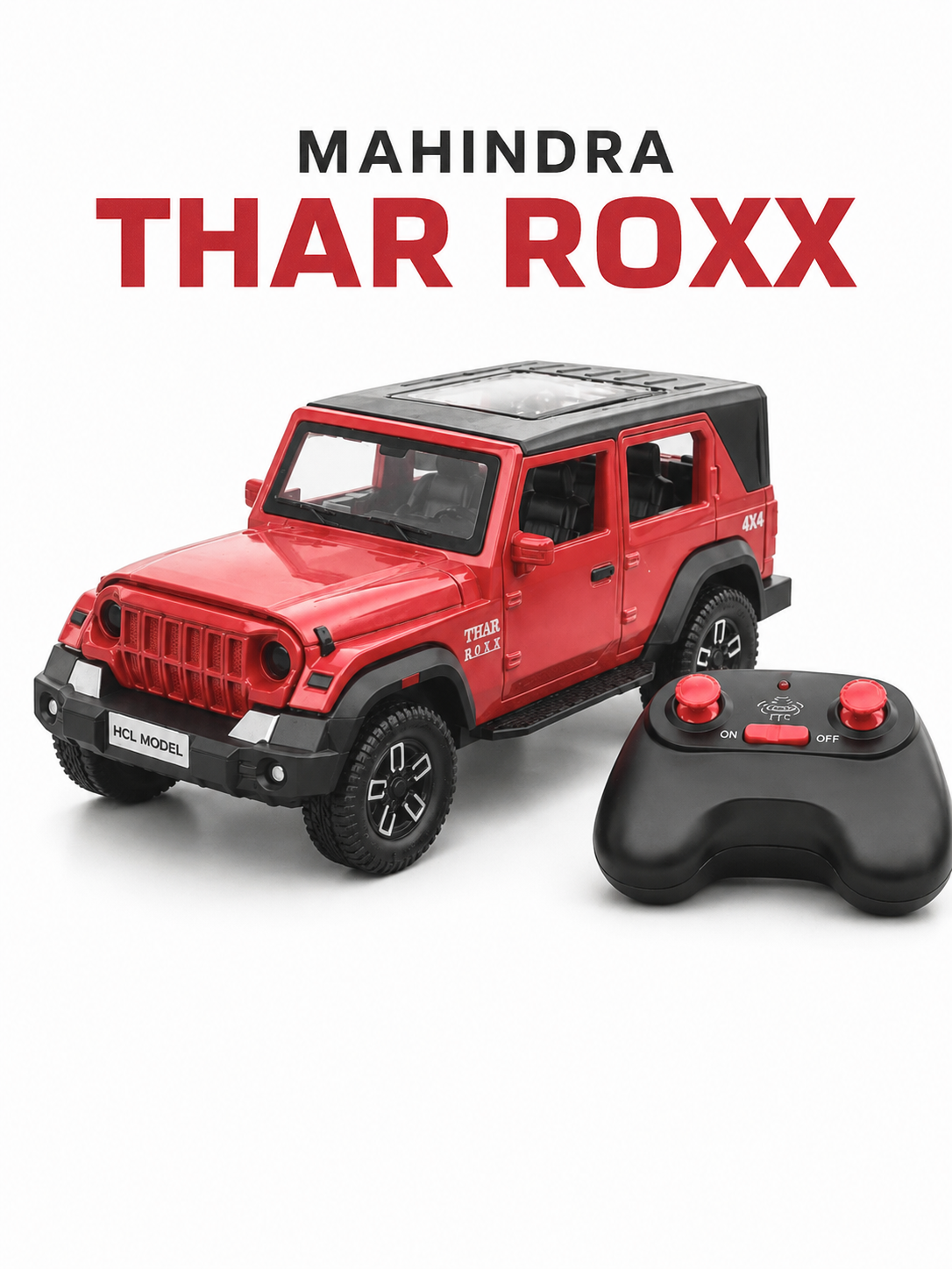 Thar ROXX Diecast RC ( Red )