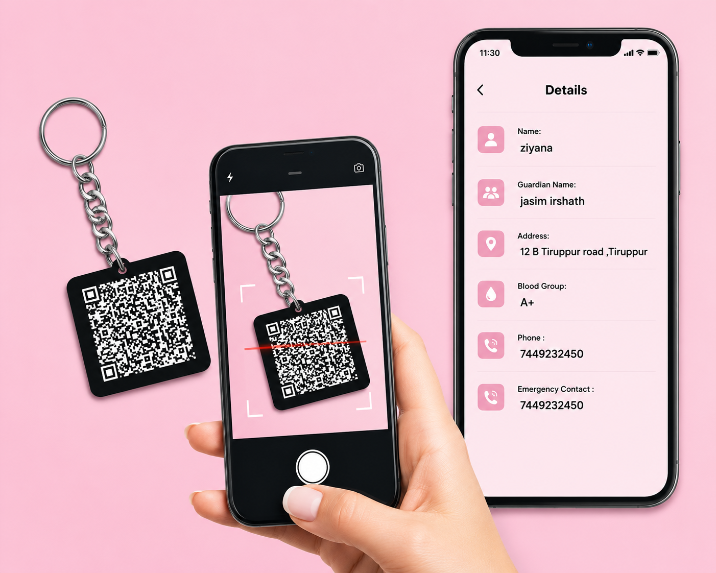kid Safe keychain
