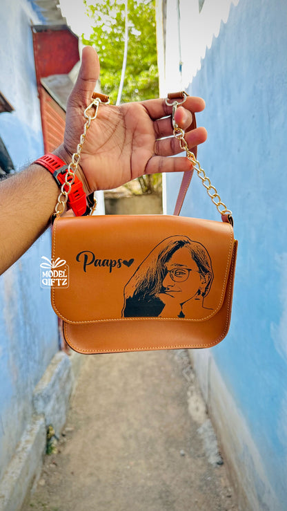 Womens Sling Bag ( Sketch Image )