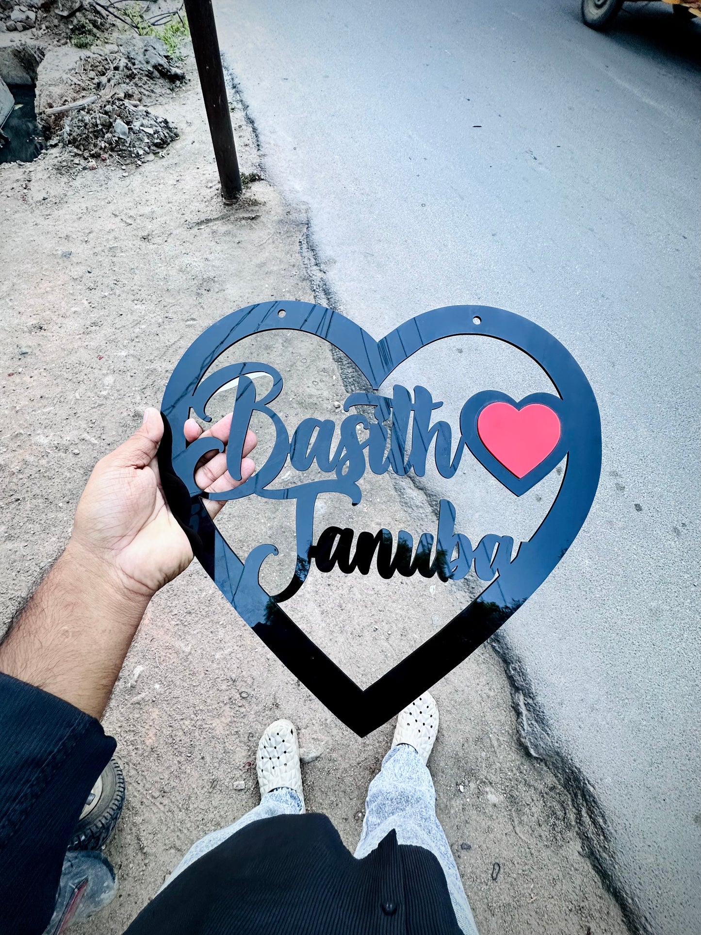 Heart Name Cutouts