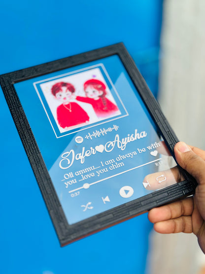 Spotify Transparent Frame ( 6 X 8 Inches )