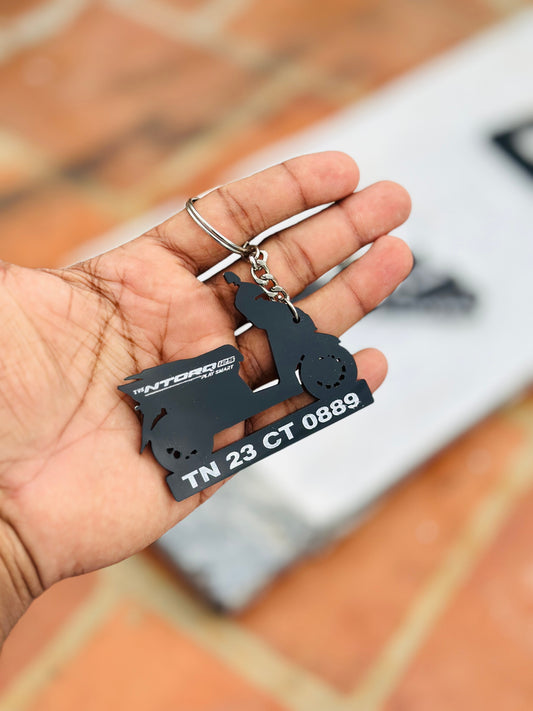 Bike Keychain ( With Numberplate )