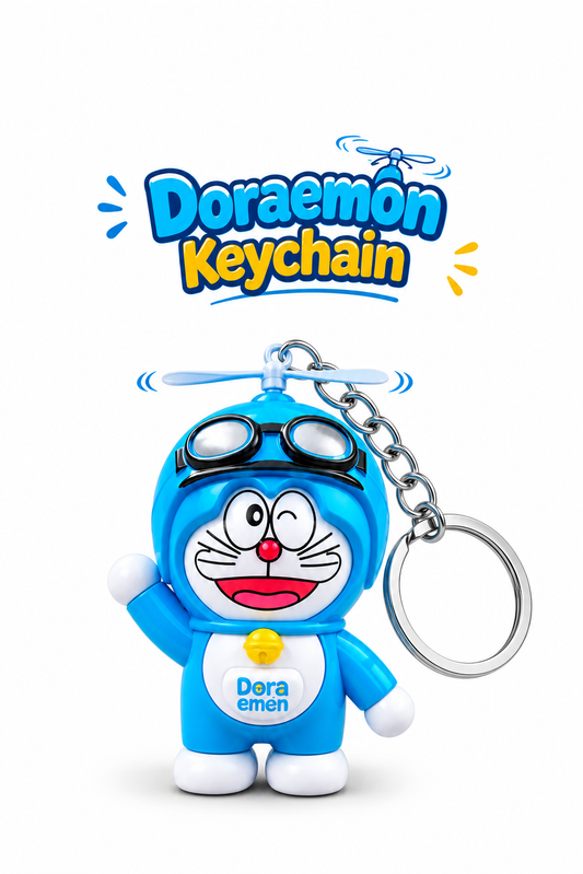 Doremon Helicopter Keychains