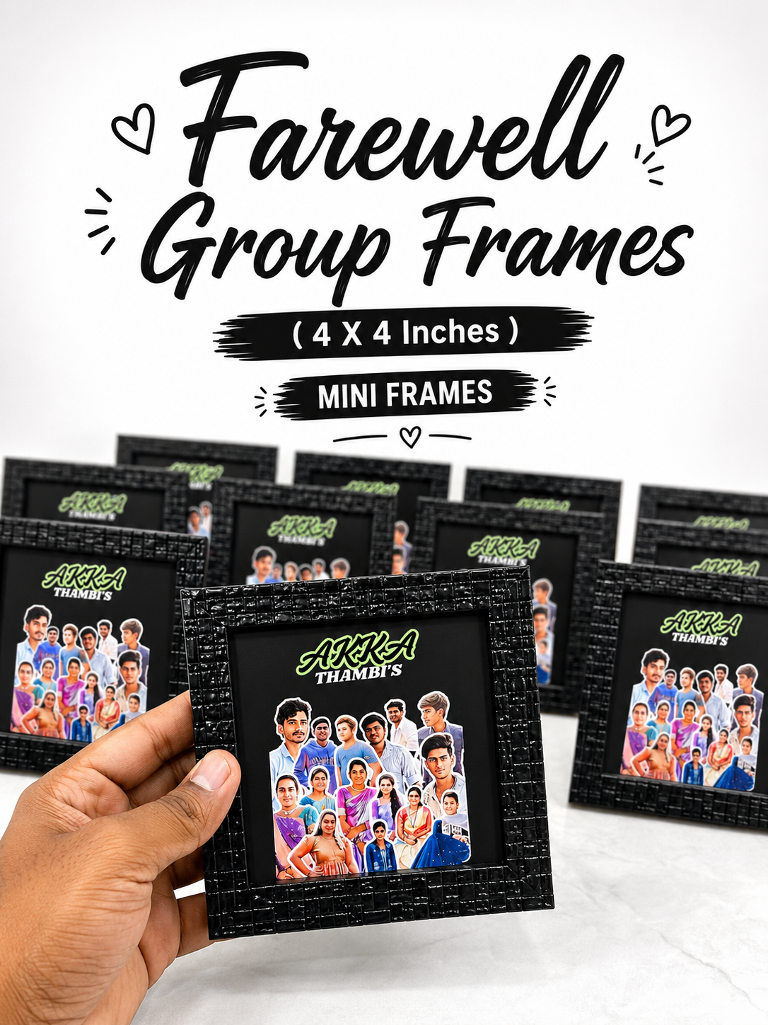 Farewell Frame ( 4 X 4 Inches )