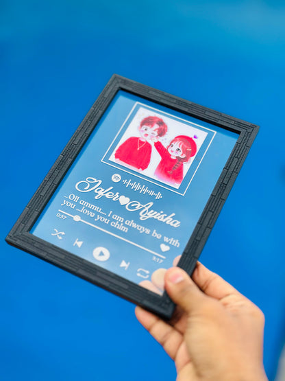 Spotify Transparent Frame ( 6 X 8 Inches )