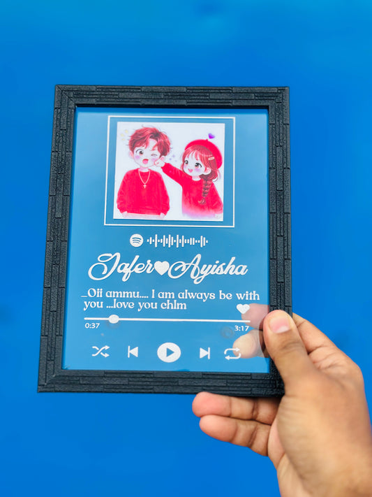 Spotify Transparent Frame ( 6 X 8 Inches )