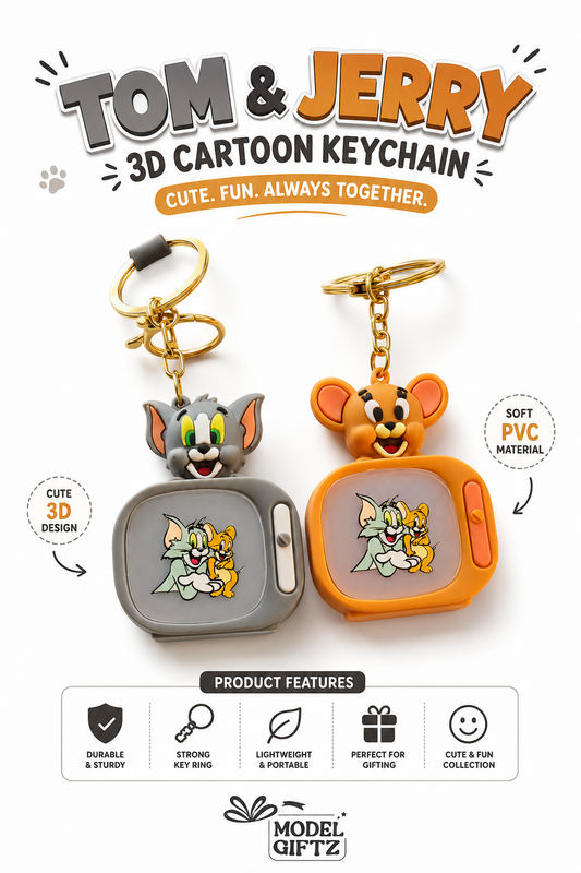 Tomorrow And Jerry TV Keychain