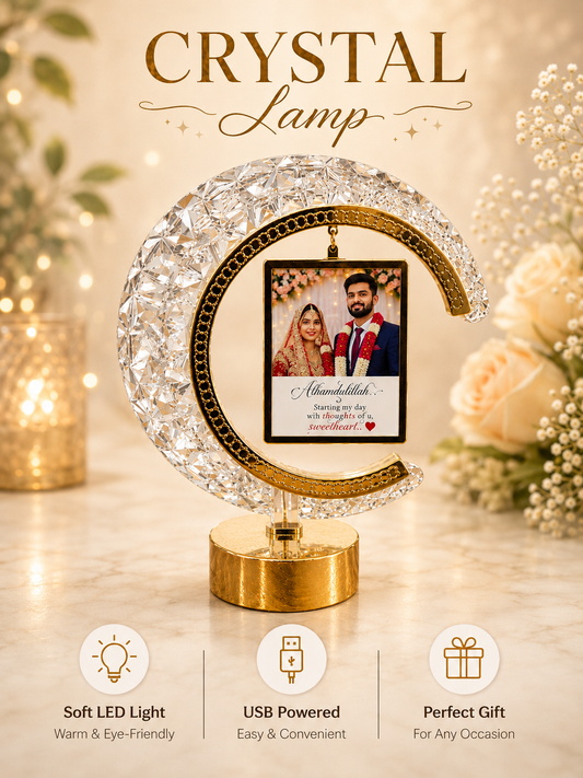 Crystal Moon Lamp