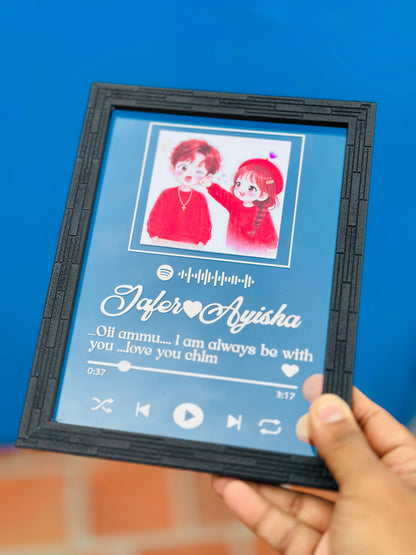 Spotify Transparent Frame ( 6 X 8 Inches )