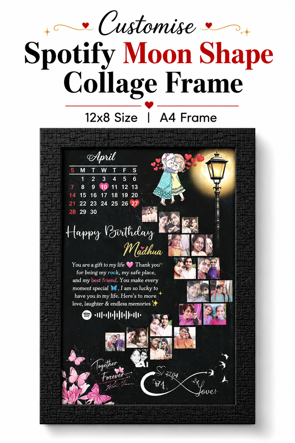 Spotify Moon College Frames