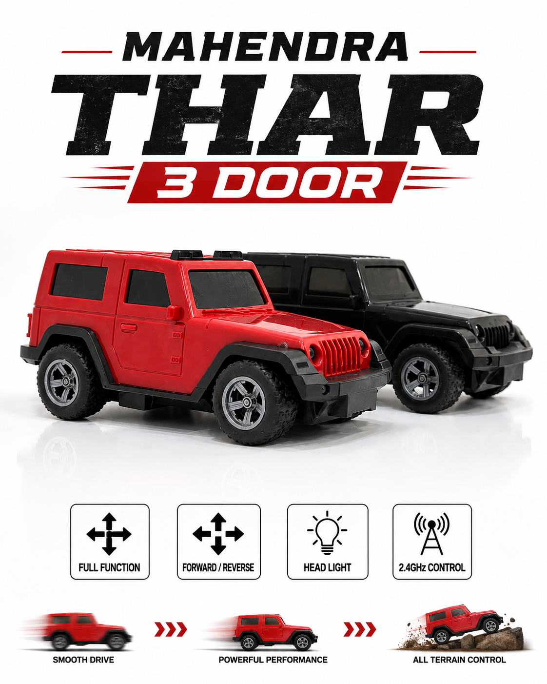 MAHINDRA THAR ( With Smoke )