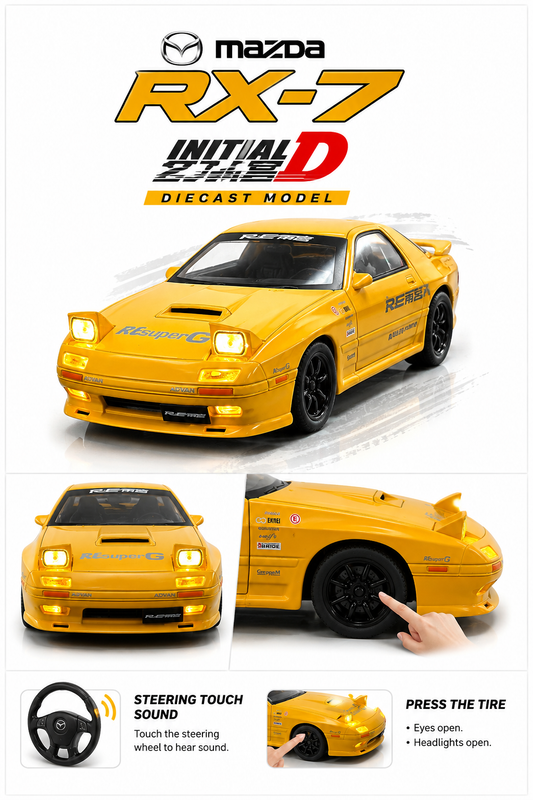 Maxda RX 7 Initial D ( 1:24 Diecast )