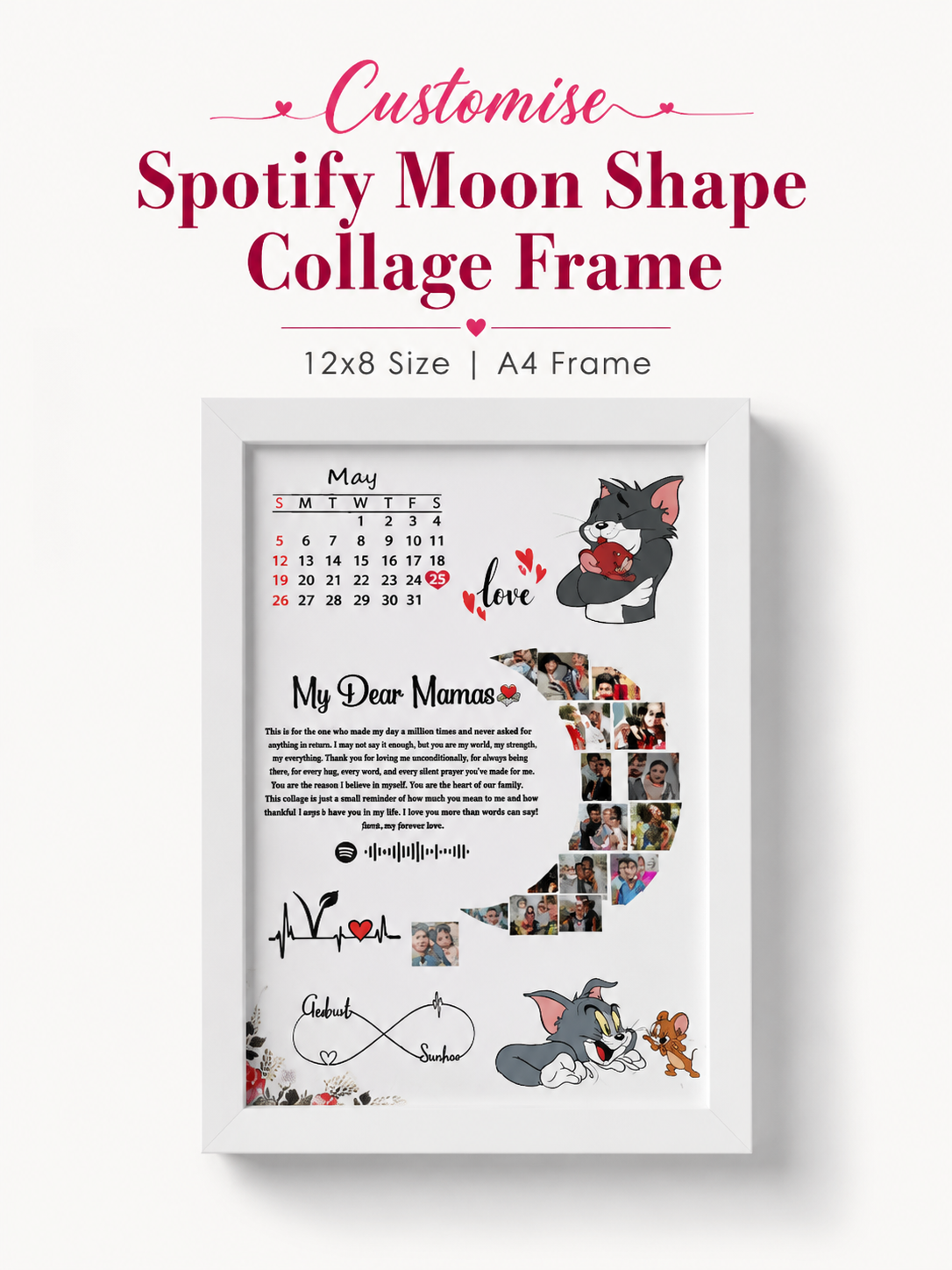 Spotify Moon College Frames