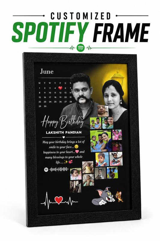 Customised Spotify Frames