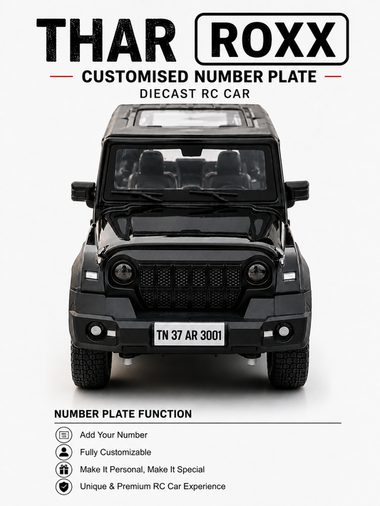 Thar ROXX Diecast Remote Controller ( With Numberplate )